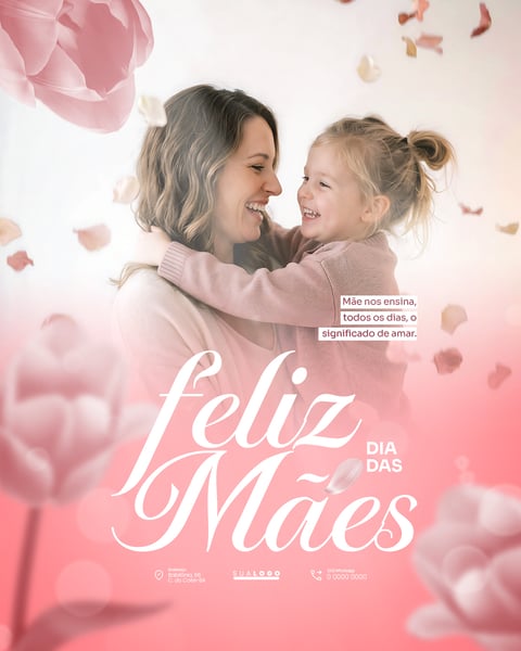 DIA DAS MÃES 10 DE MAIO FELIZ DIA DAS MÃES PSD EDITÁVEL 3