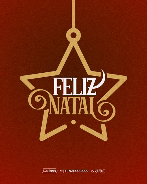 NATAL SOCIAL MEDIA FELIZ NATAL PSD EDITÁVEL 6