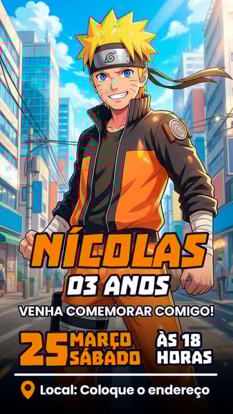 STORY CONVITE DE ANIVERSÁRIO SOCIAL MEDIA PSD EDITÁVEL 08