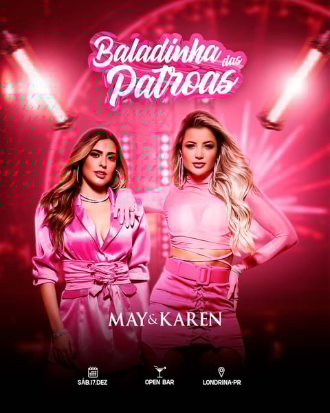 FLYER EVENTO BALADINHA DAS PATROAS FEED