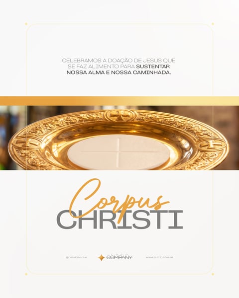 CELEBRAÇÃO DE CORPUS CHRISTI IGREJA CATÓLICA SOCIAL MEDIA PSD EDITÁVEL 4