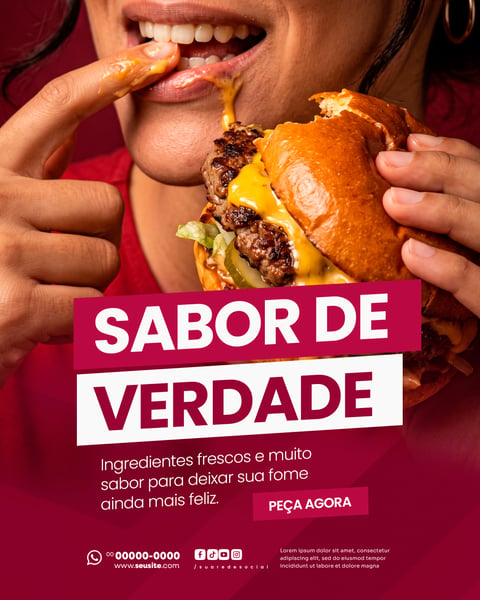 HAMBURGERIA SOCIAL MEDIA PSD EDITÁVEL 8