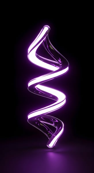 ELEMENTO NEON FLUTUANTE EM ASPIRAL 06