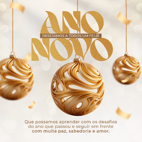 SOCIAL MEDIA - ANO NOVO FELIZ 2024 - NEW YEAR HAPPY 2024 - 17 FEED QUADRADO