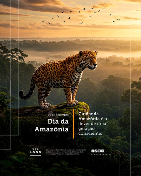 DIA DA AMAZÔNIA 05 DE SETEMBRO SOCIAL MEDIA PSD EDITÁVEL 1