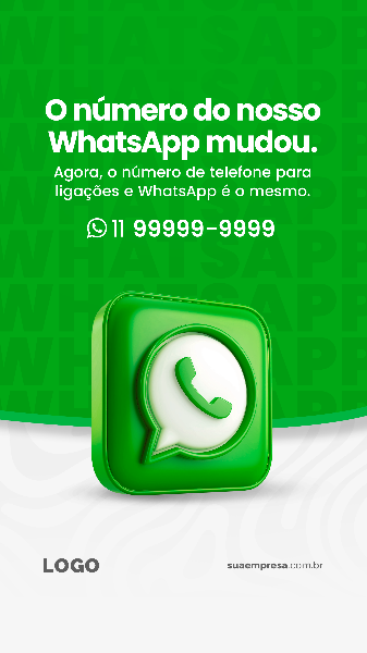 ATENÇÃO PARA NOSSO WHATSAPP MUDOU