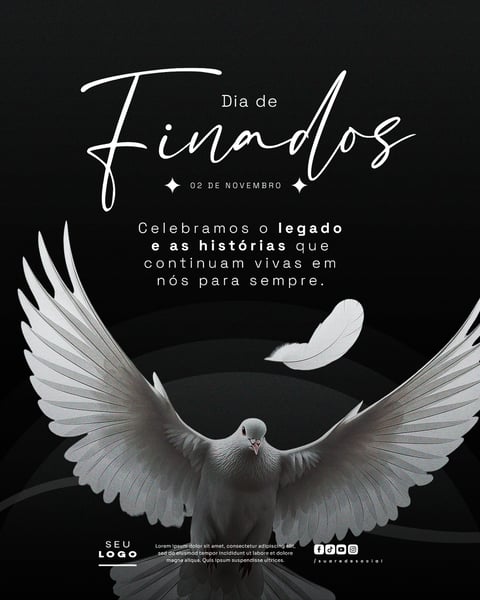 DIA DE FINADOS 02 DE NOVEMBRO SOCIAL MEDIA PSD EDITÁVEL 7