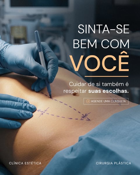 CLÍNICA ESTÉTICA SOCIAL MEDIA VOCÊ PSD EDITÁVEL