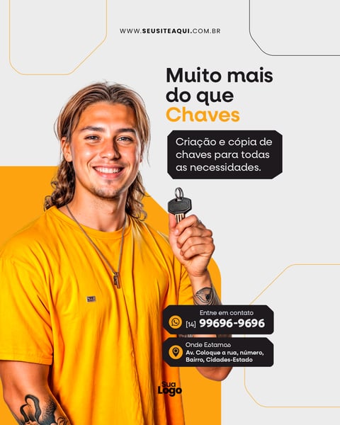 Post Feed Vertical - Chaveiro - Social Media