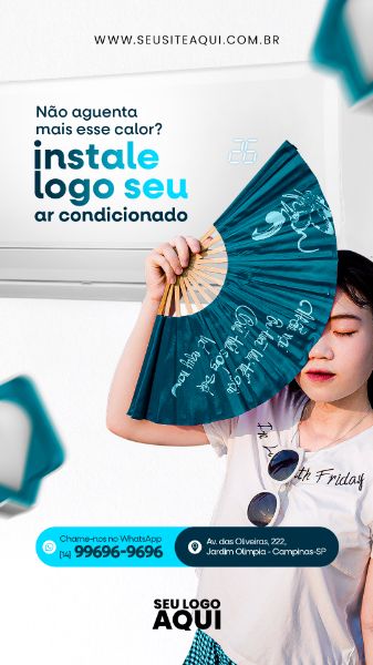 STORY - MANUTENÇÃO DE AR CONDICIONADO | SOCIAL MEDIA | PSD EDITÁVEL
