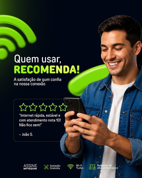 SOCIAL MEDIA PROVEDOR DE INTERNET FEED PSD EDITÁVEL 2