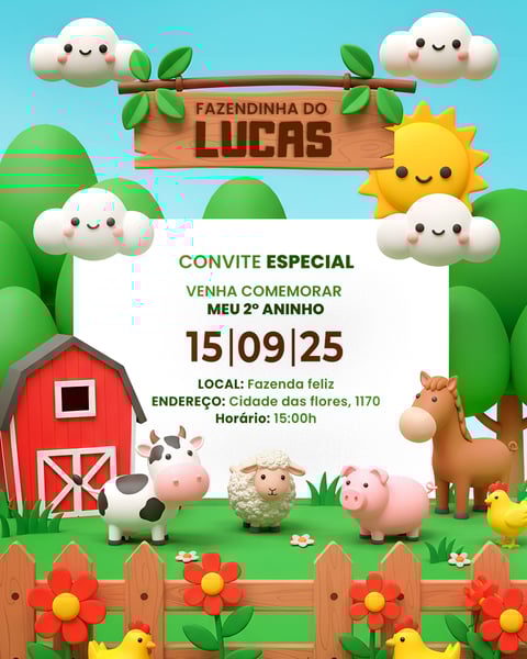 Convite Aniversário Infantil