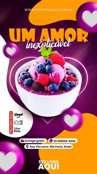 POST STORY - AÇAÍTERIA - UM AMOR INEXPLICÁVEL