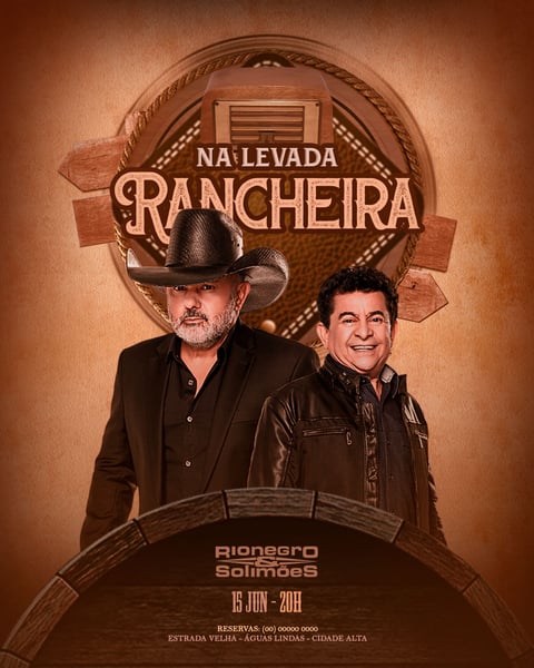 FLYER EVENTO NA LEVADA RANCHEIRA FEED