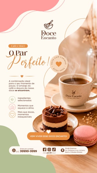 STORY DOCERIA CONFEITARIA SOCIAL MEDIA TEMPLATE PSD EDITÁVEL 04