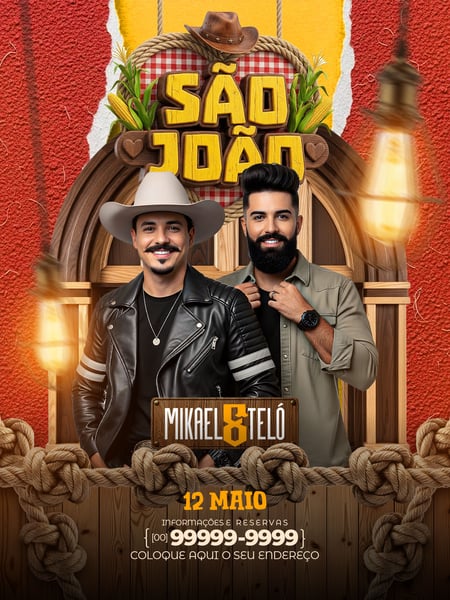 FEED FLYER EVENTOS SHOWS ARTISTAS SOCIAL MEDIA PSD EDITÁVEL 05