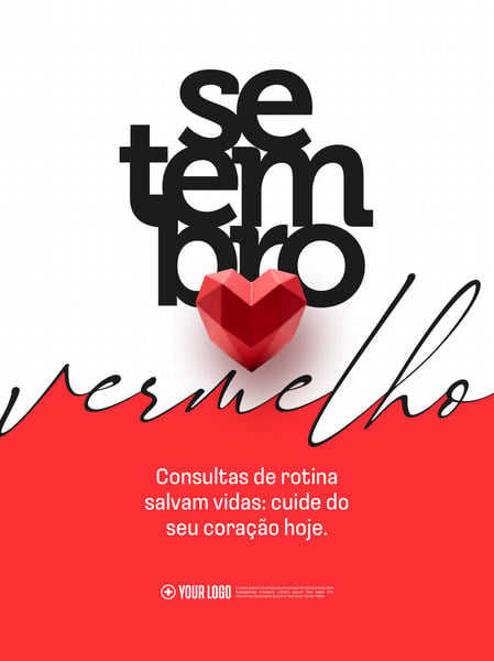 SETEMBRO VERMELHO PREVENÇÃO DE DOENÇAS CARDIOVASCULARES PSD