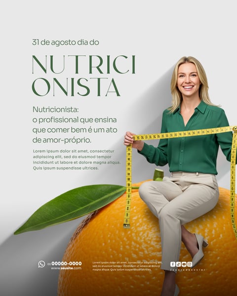 AGOSTO DIA DO NUTRICIONISTA 