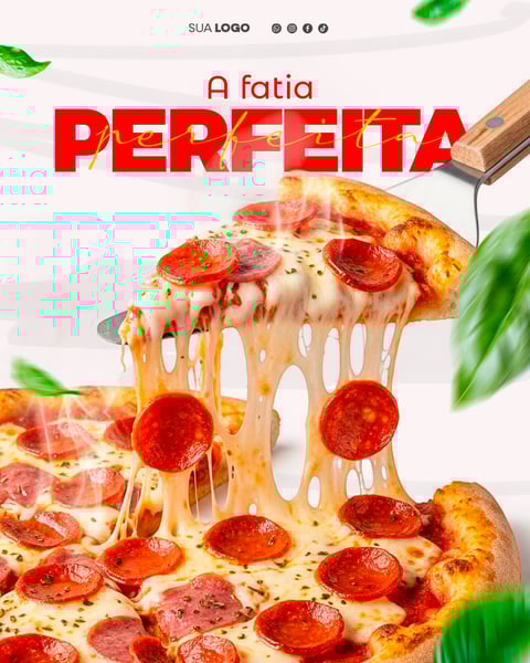 REDE SOCIAL PIZZARIA PIZZA DE CALABRESA