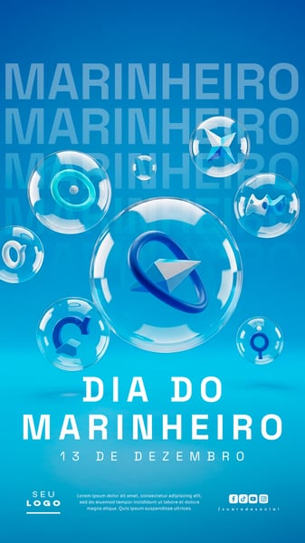 DIA DO MARINHEIRO 13 DE DEZEMBRO STORY SOCIAL MEDIA PSD EDITÁVEL 4