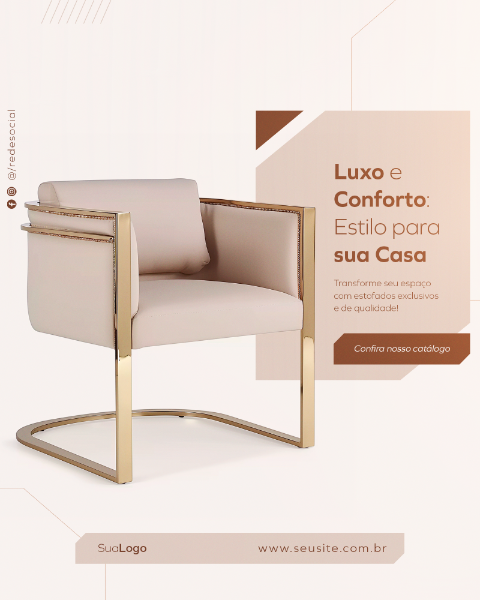 LOJA DE MÓVEIS E DECORAÇÃO SOCIAL MEDIA FEED VERTICAL