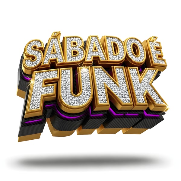 SELO 3D SÁBADO FUNK REALISTA 02