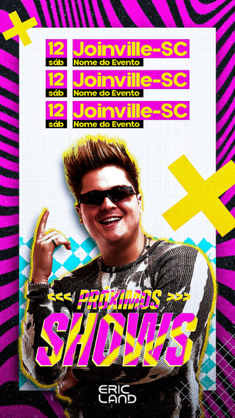 FLYER ARTISTA ERIC LAND