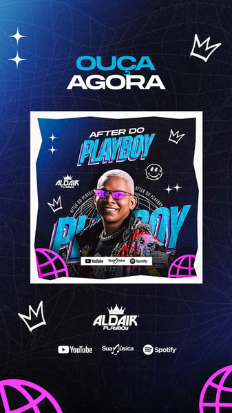 OUÇA AGORA CAPA CD - ALDAIR PLAYBOY - AFTER DO PLAYBOY