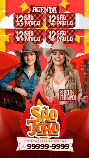 STORY FLYER EVENTOS SHOWS ARTISTAS SOCIAL MEDIA PSD EDITÁVEL 12