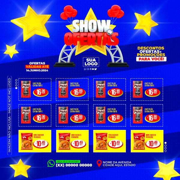 ENCARTE SHOW DE OFERTAS SOCIAL MEDIA