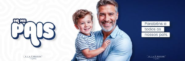 DIA DOS PAIS 11 DE AGOSTO CAMPANHA SOCIAL MEDIA FLYER PSD EDITÁVEL