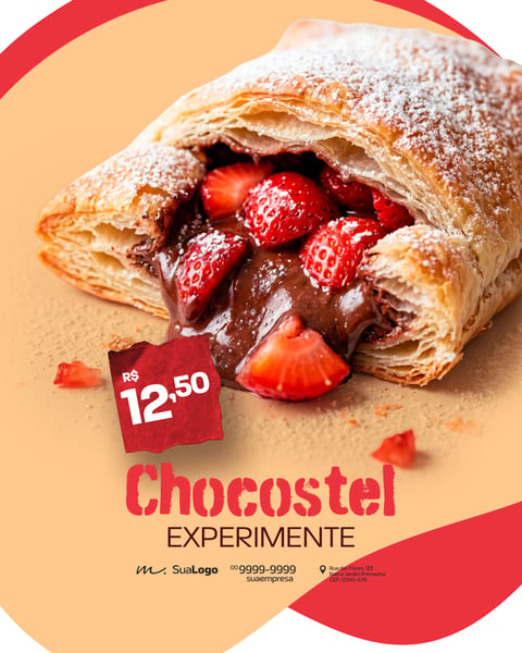 COLEÇÃO PASTELARIA SOCIAL MEDIA PSD EDITÁVEL 3