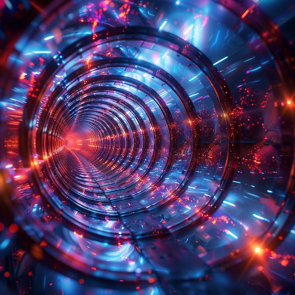 TÚNEL | NAVE ESPACIAL | NEON | FUTURISTA | BACKGROUND