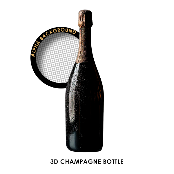 REA - GARRAFA DE CHAMPANHE 03