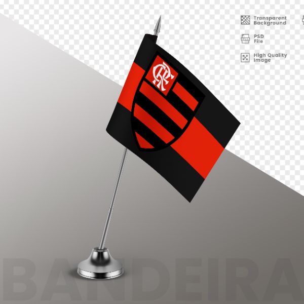 ELEMENTO PARA COMPOSIÇÃO BANDEIRA FLAMENGO