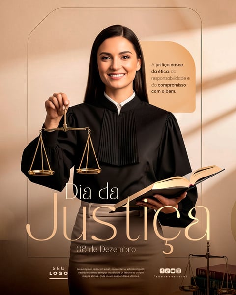 DIA DA JUSTIÇA 08 DE DEZEMBRO SOCIAL MEDIA PSD EDITÁVEL 3