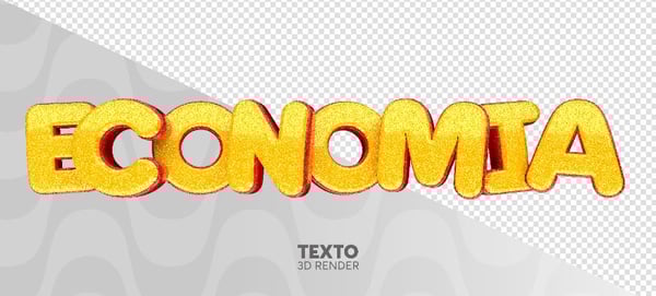 TEXTO 3D ECONOMIA DE CARNAVAL