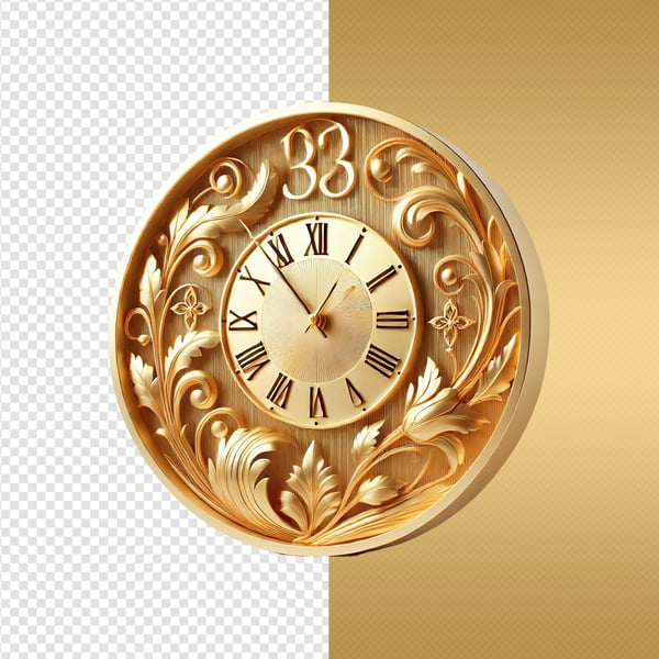 OBM 03 RÉVEILLON 2025 ELEMENTOS PARA COMPOSICÃO - RELÓGIO 03