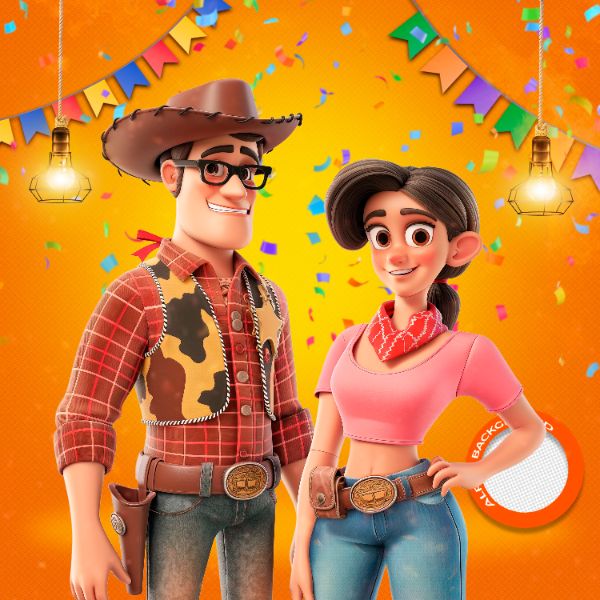 MASCOTES DE FESTA JUNINA MODELO 45