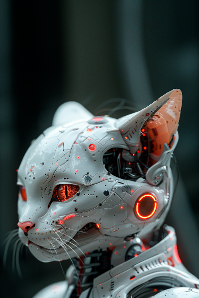 GATO ROBOTICO - FUTURISTA