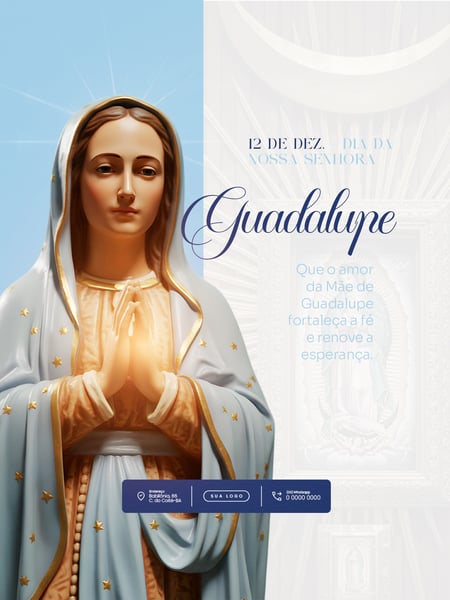 ARTE NOSSA SENHORA DE GUADALUPE PSD EDITÁVEL 5