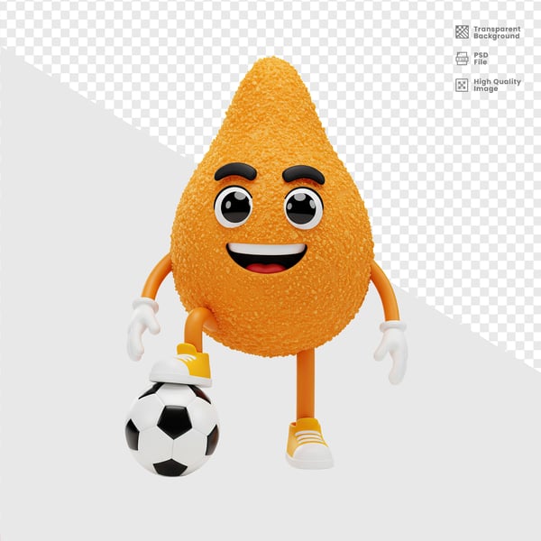SR. COXINHA MASCOTE 3D