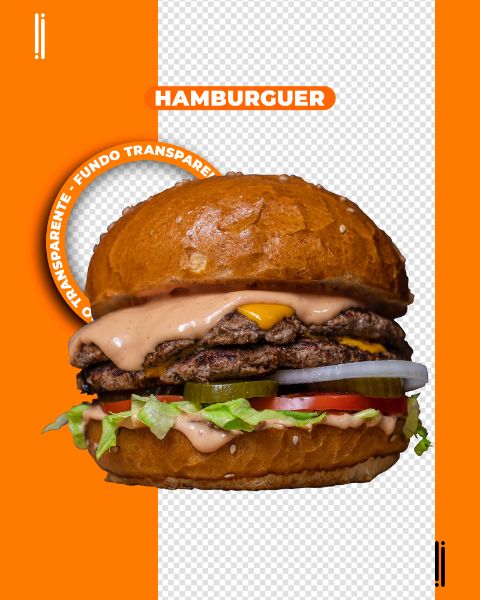 HAMBURGUER | IMAGEM SEM FUNDO | PNG
