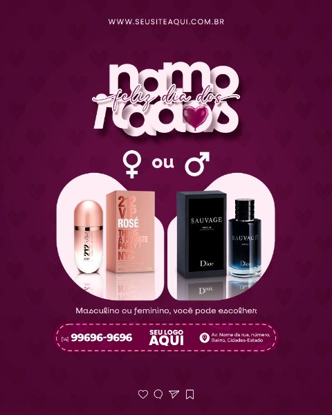 FEED VERTICAL - FELIZ DIA DOS NAMORADOS - VALENTINE'S DAY | SOCIAL MEDIA