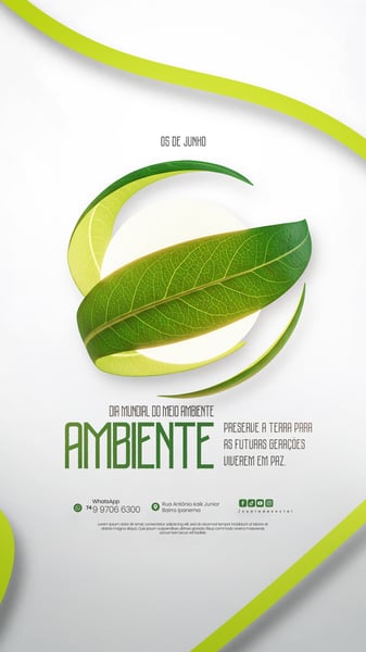 05 DE JUNHO - DIA MUNDIAL DO MEIO AMBIENTE SOCIAL MEDIA PSD EDITÁVEL 7