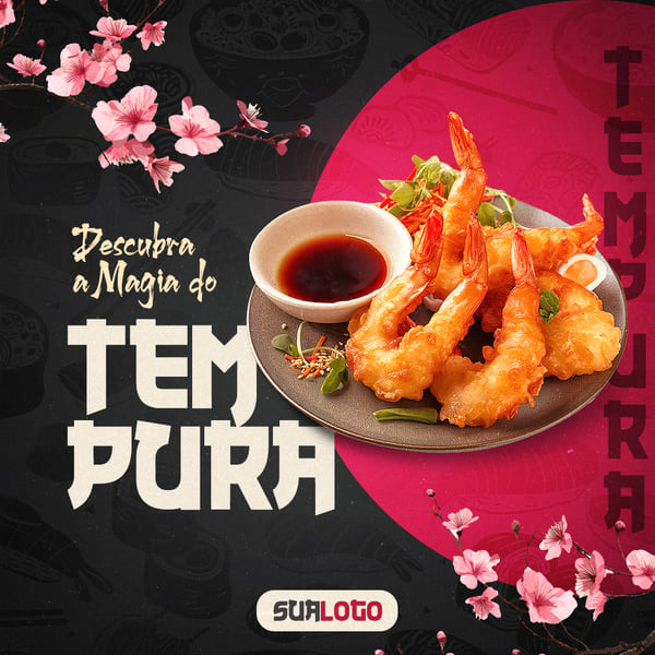 TEMPURA COMIDA JAPONESA SOCIAL MEDIA