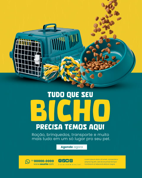 SOCIAL MEDIA PET SHOP PSD EDITÁVEL 8