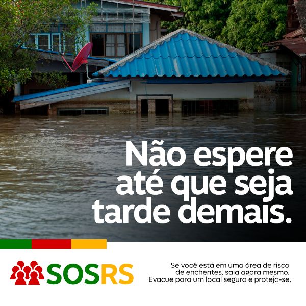 RIO GRANDE DO SUL SOS EVACUAÇÃO ÁREA DE RISCO RS FEED