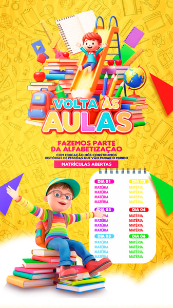 VOLTA ÀS AULAS SOCIAL MEDIA MODELO 45