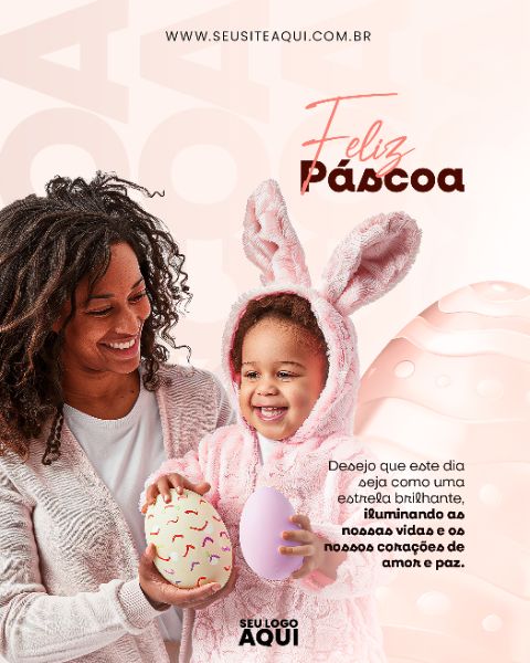 FEED - FELIZ PÁSCOA | PSD EDITÁVEL